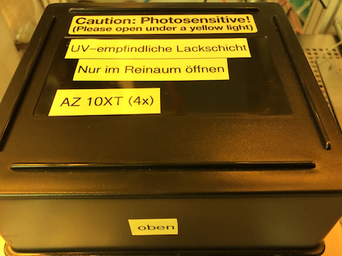 Roller-embossing shim, frontside